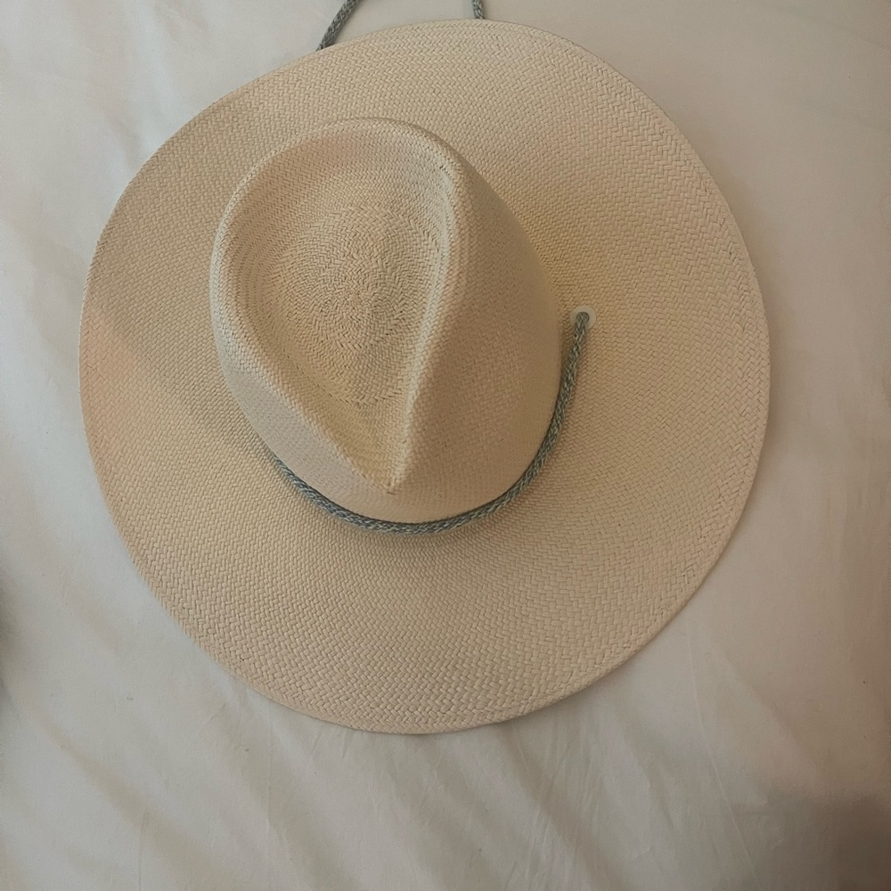 Rag & Bone Wide Brim Panama straw hat. 100% straw made in Spain M/L